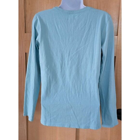 Life Is Good Womens XS Stay Positive Long Sleeve V-Neck Tee - Picture 2 of 6